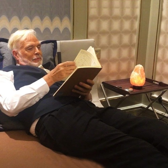 NWT! Himalayan Salt Rock Dimmable Lamp/Hand Carved - Picture 7 of 7